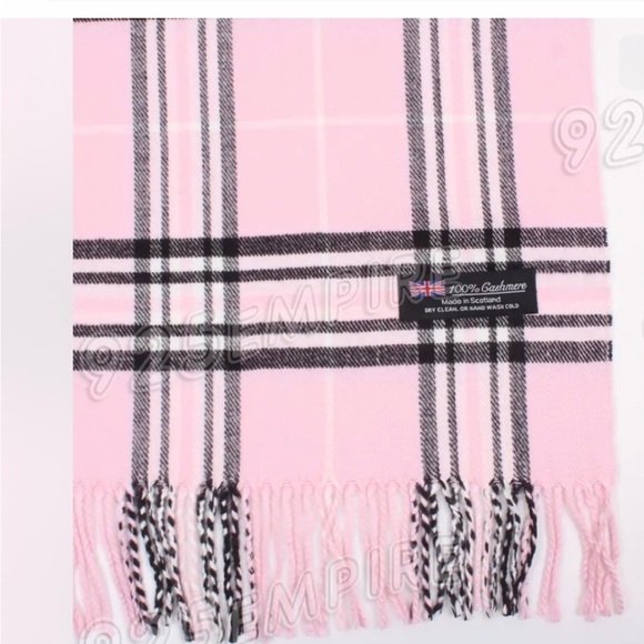 Pink Cashmere Scarf Top Rated - Picture 5 of 5